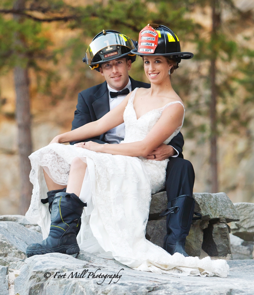 Firefighter Wedding